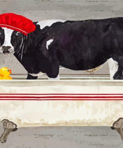 cow-taking-a-bath-paint-by-number