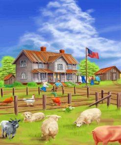 peaceful-country-life-paint-by-numbers