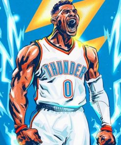 Russell Westbrook Paint by numbers