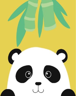 Cute Panda Paint by numbers