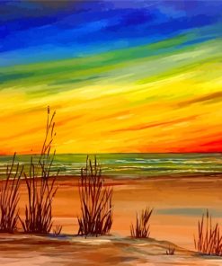 East Coast Sunset Paint by numbers