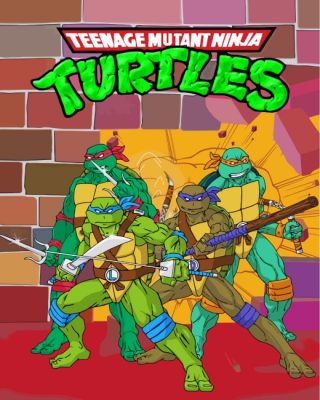 Ninja Turtles Superheroes Paint by numbers