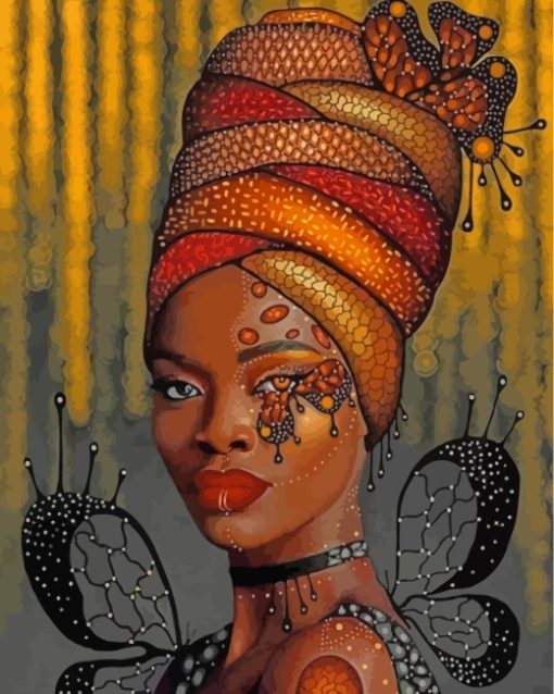 african-black-woman-paint-by-numbers