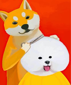 barber-Shiba-Inu-paint-by-numbers