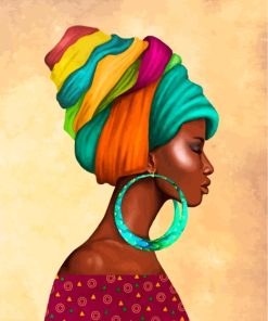 black-african-woman-paint-by-numbers