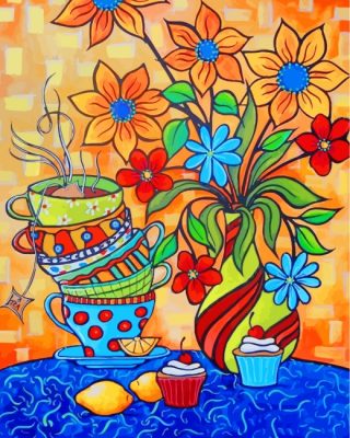 flowers-and-cups-paint-by-numbers