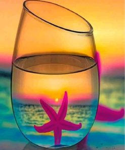starfish-in-a-glass-paint-by-numbers