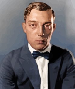 Buster Keaton Paint by numbers