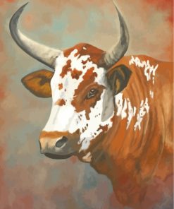 Nguni Cow Paint by numbers