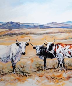 Nguni Herd Paint by numbers