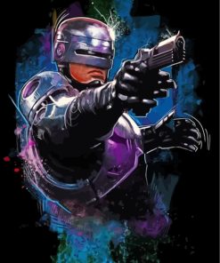 Robocop Movie Paint by numbers