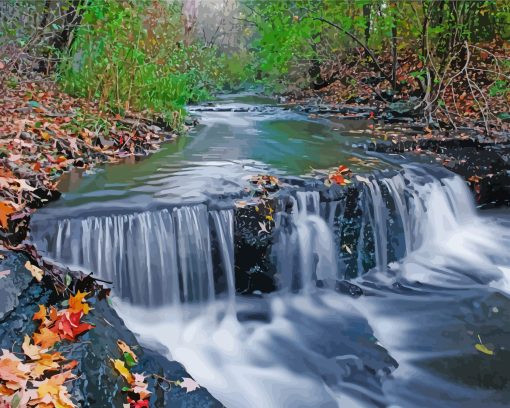 Stream_waterfall-nature-paint-by-numbers