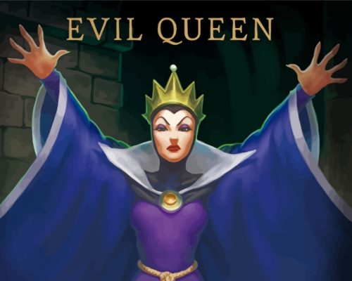 The Evil Queen Paint by numbers