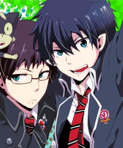 Yukio And Rin Paint by numbers