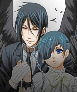 Black Butler Japanese Anime Paint by numbers