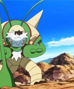 Chesnaught Pokemon Paint by numbers
