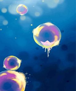 cute-fkying-bubbles-paint-by-numbers