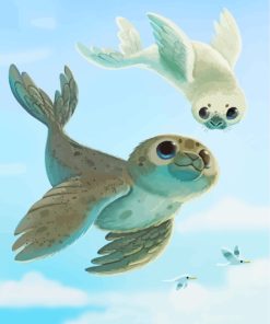 cute-seals-paint-by-numbers