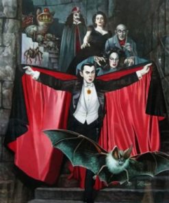 Dracula Family Paint by numbers