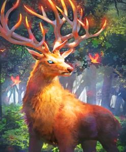 fire-stag-paint-by-number