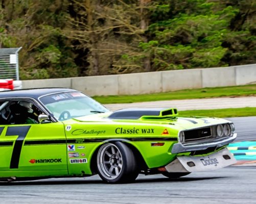 green-dodge-charger-paint-by-numbers