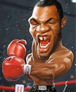 Mike Tyson Paint by numbers