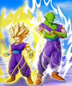 Son Gohan and Piccolo paint by numbers