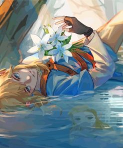 the-legend-of-zelda-link-holding-flowers-paint-by-numbers