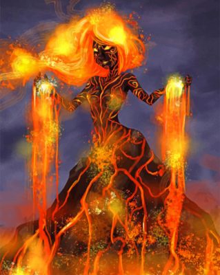 volcano-woman-paint-by-numbers