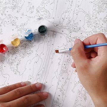 paint by numbers how to DIY