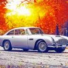 Aston Martin DB5 With Sunset paint by number