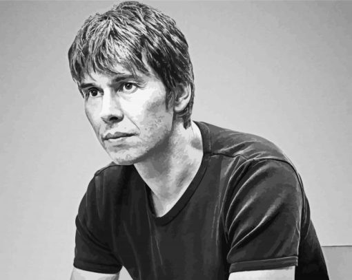 Black And White Brian Cox paint by number