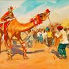 Camel Dancing Art paint by number