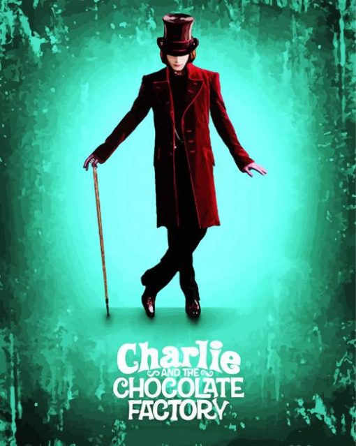 Charlie And The Chocolate Factory Illustration paint by number