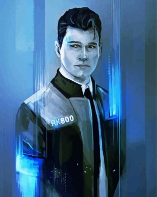 Connor Detroit Art paint by number