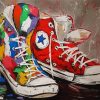 Converse Shoes Art paint by number