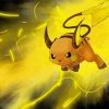 Electric Species Raichu paint by number