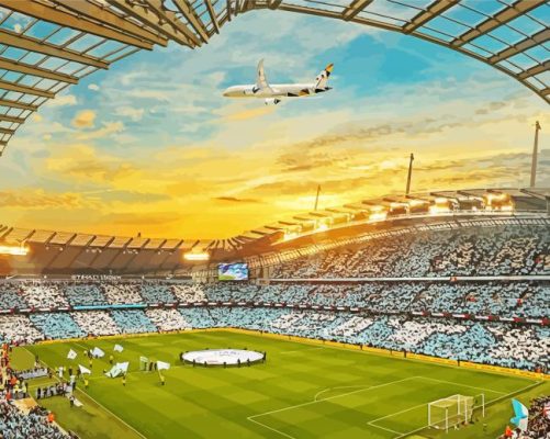 Etihad Stadium paint by number