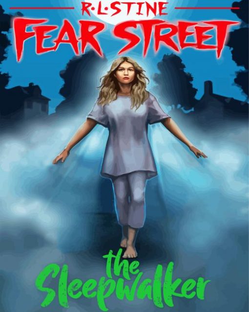 Fear Street The Sleepwalker Poster paint by number