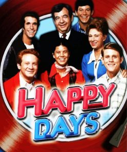 Happy Days Sitcom paint by number
