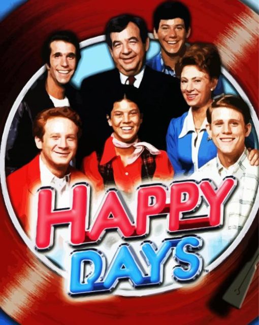 Happy Days Sitcom paint by number