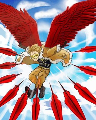 Hawks My Hero Academia Anime paint by number