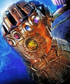 Infinity Gauntlet paint by number