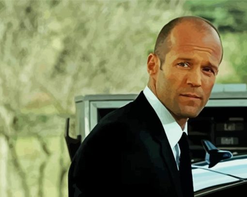 Jason Statham The Transporter paint by number