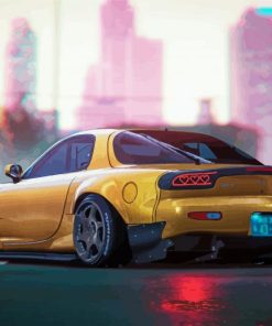 Luxury Mazda RX 7 paint by number