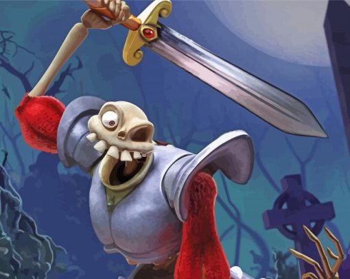 Medievil Character paint by number