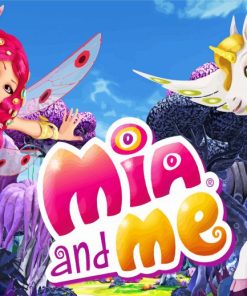 Mia And Me Poster paint by number