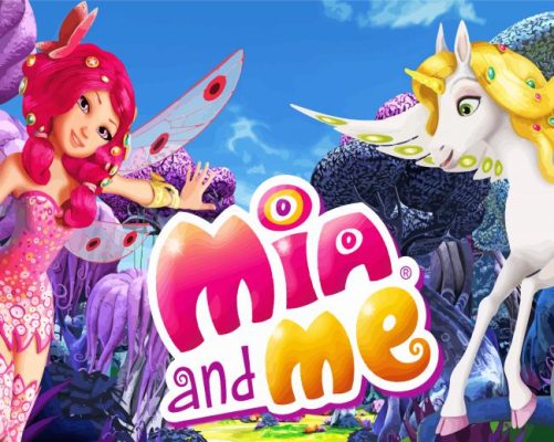 Mia And Me Poster paint by number