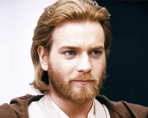 Obiwan Star Wars Paint by number