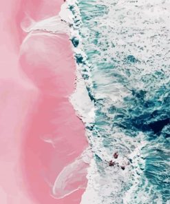Pink Sand Beach paint by number